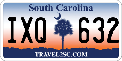 SC license plate IXQ632