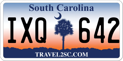 SC license plate IXQ642