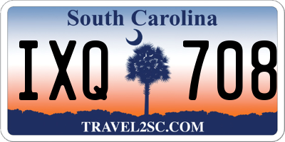 SC license plate IXQ708
