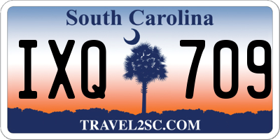 SC license plate IXQ709