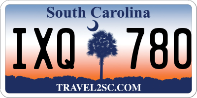 SC license plate IXQ780