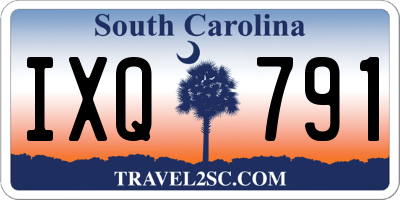 SC license plate IXQ791