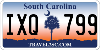 SC license plate IXQ799