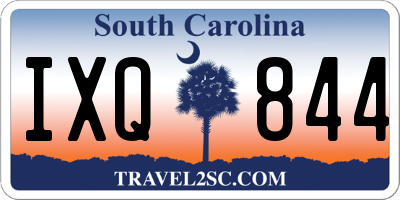 SC license plate IXQ844