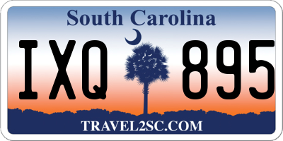 SC license plate IXQ895