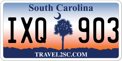 SC license plate IXQ903