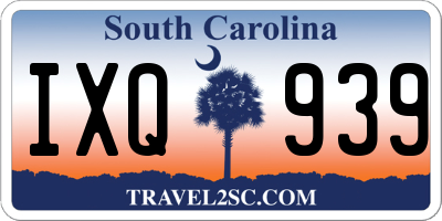 SC license plate IXQ939