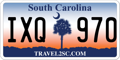 SC license plate IXQ970