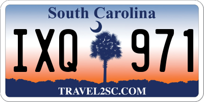 SC license plate IXQ971