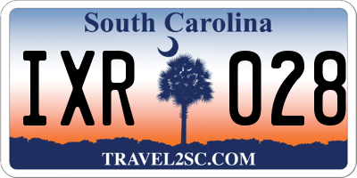 SC license plate IXR028