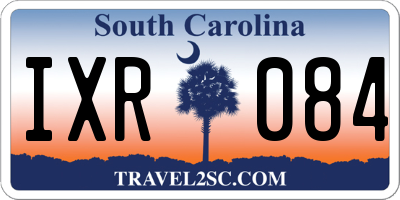 SC license plate IXR084