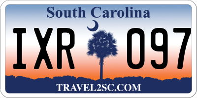 SC license plate IXR097