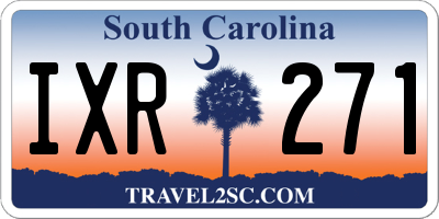 SC license plate IXR271