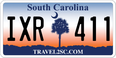 SC license plate IXR411