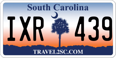 SC license plate IXR439