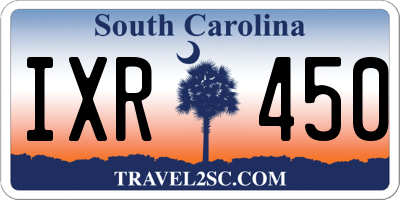 SC license plate IXR450