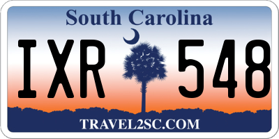 SC license plate IXR548