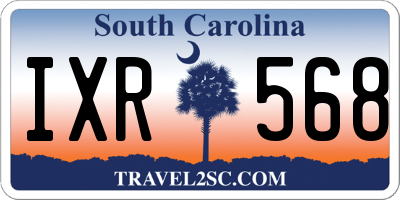 SC license plate IXR568