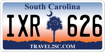 SC license plate IXR626