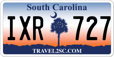 SC license plate IXR727
