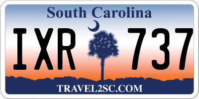 SC license plate IXR737