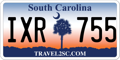 SC license plate IXR755