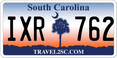 SC license plate IXR762