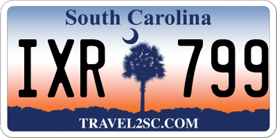SC license plate IXR799