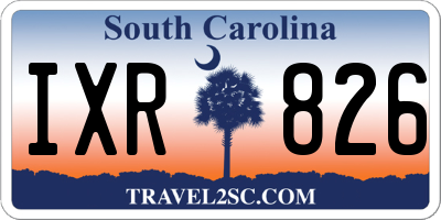 SC license plate IXR826
