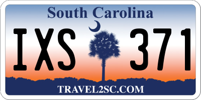 SC license plate IXS371