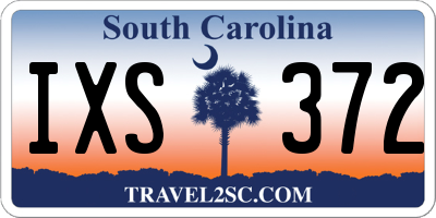 SC license plate IXS372