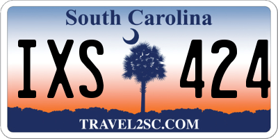 SC license plate IXS424