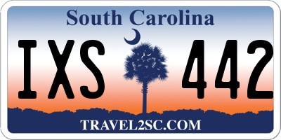 SC license plate IXS442