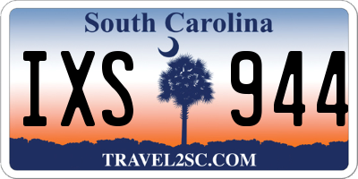 SC license plate IXS944