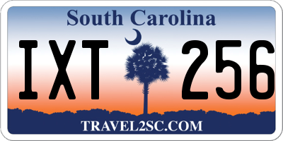 SC license plate IXT256