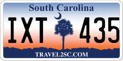 SC license plate IXT435