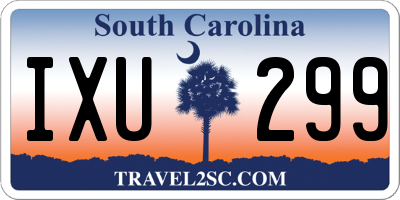 SC license plate IXU299