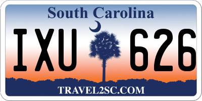 SC license plate IXU626