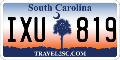 SC license plate IXU819