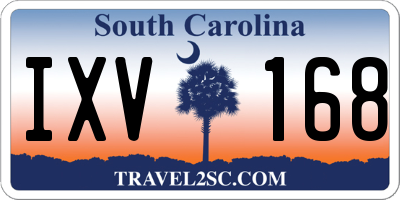 SC license plate IXV168
