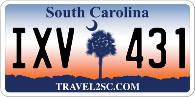 SC license plate IXV431