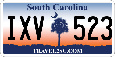 SC license plate IXV523