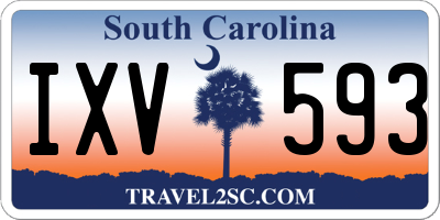 SC license plate IXV593