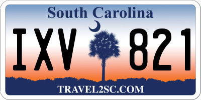 SC license plate IXV821