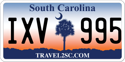 SC license plate IXV995