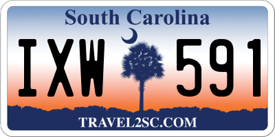 SC license plate IXW591