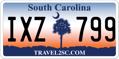 SC license plate IXZ799