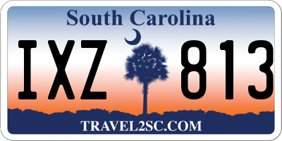 SC license plate IXZ813