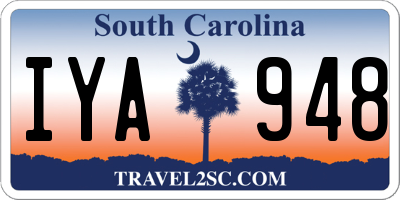 SC license plate IYA948