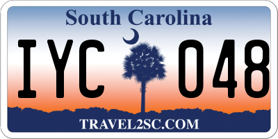 SC license plate IYC048